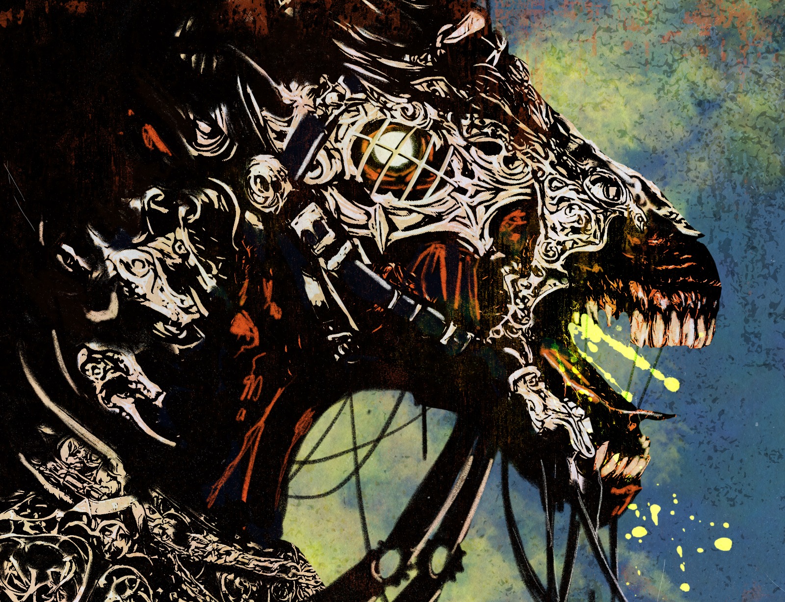 Avalon character artwork for Deathmancer.