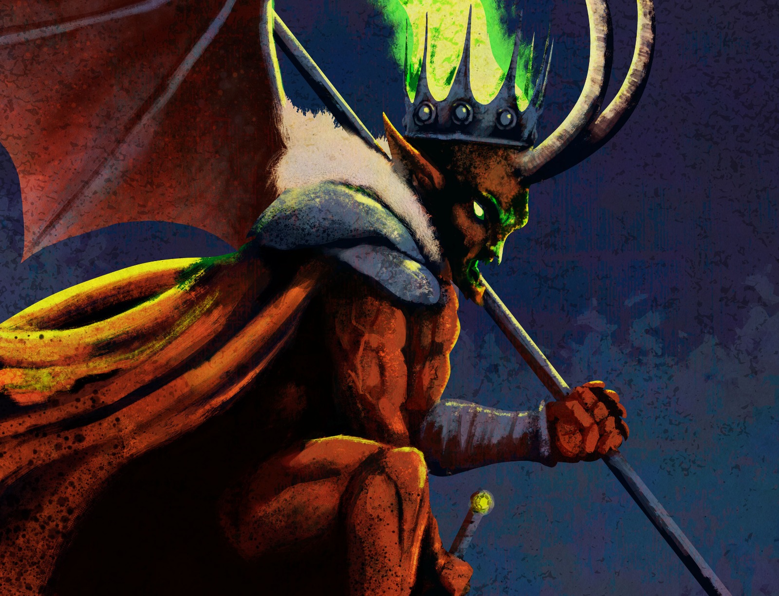 Bane character artwork for Deathmancer.