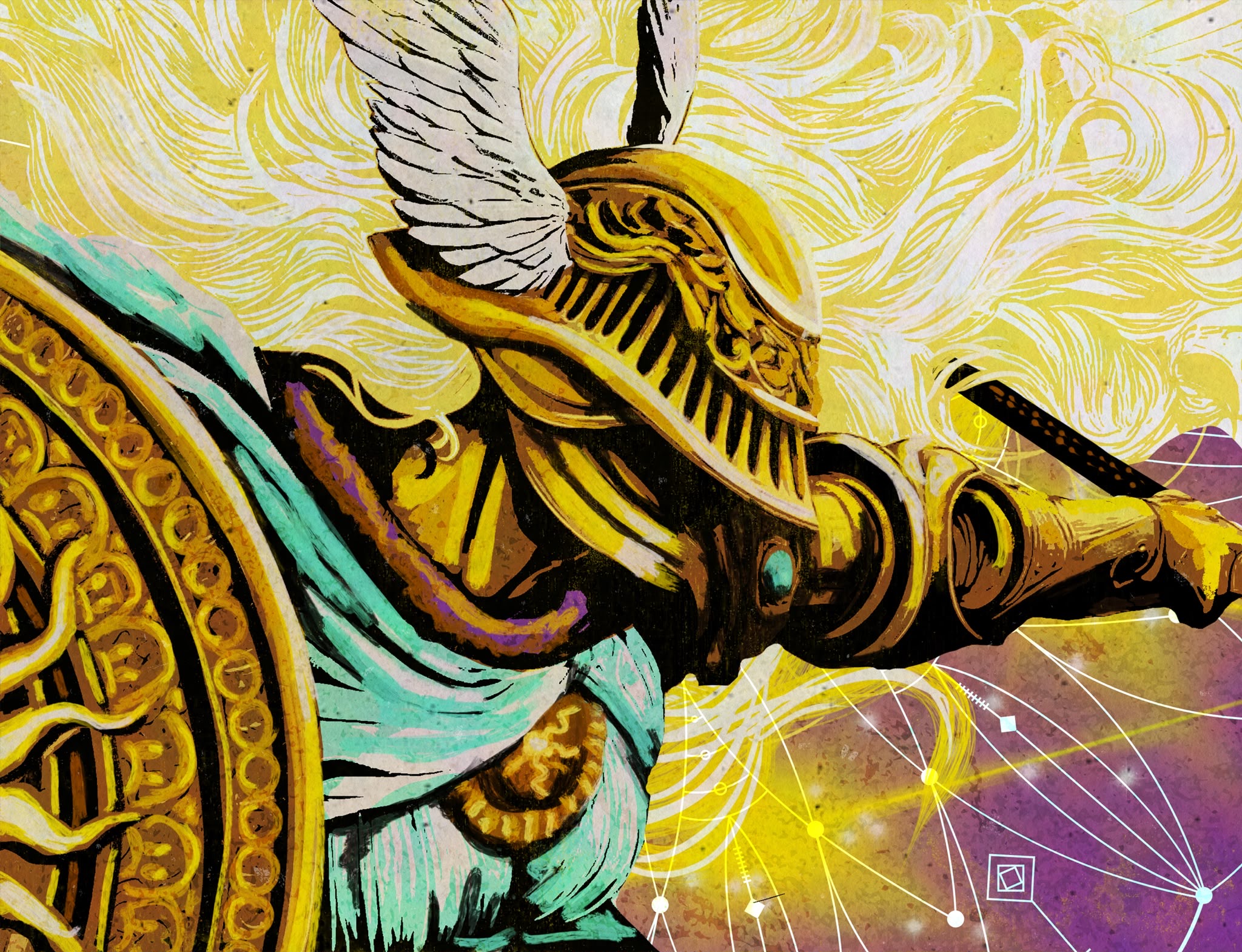 Dawn character artwork for Deathmancer.