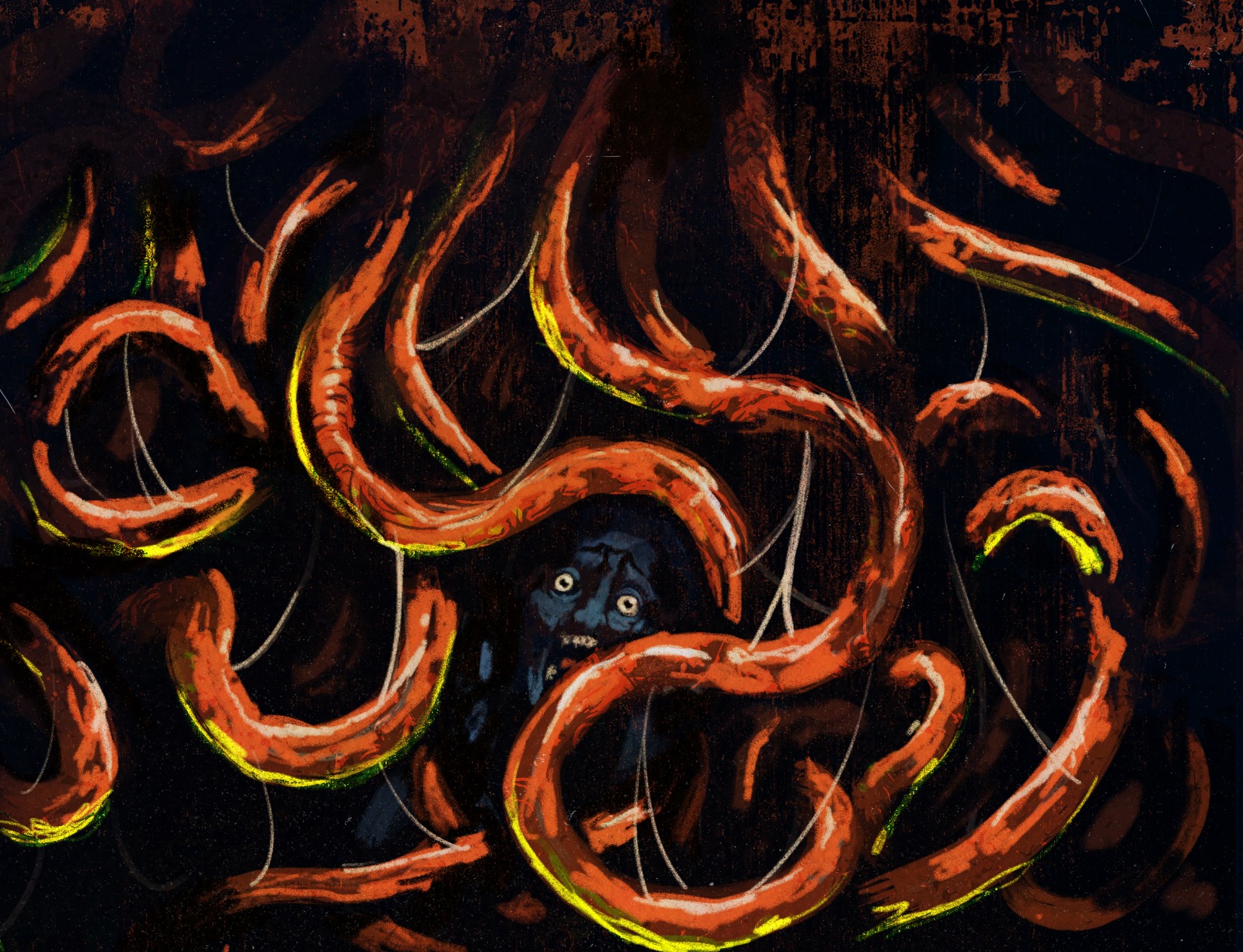 Leviathan character artwork for Deathmancer.