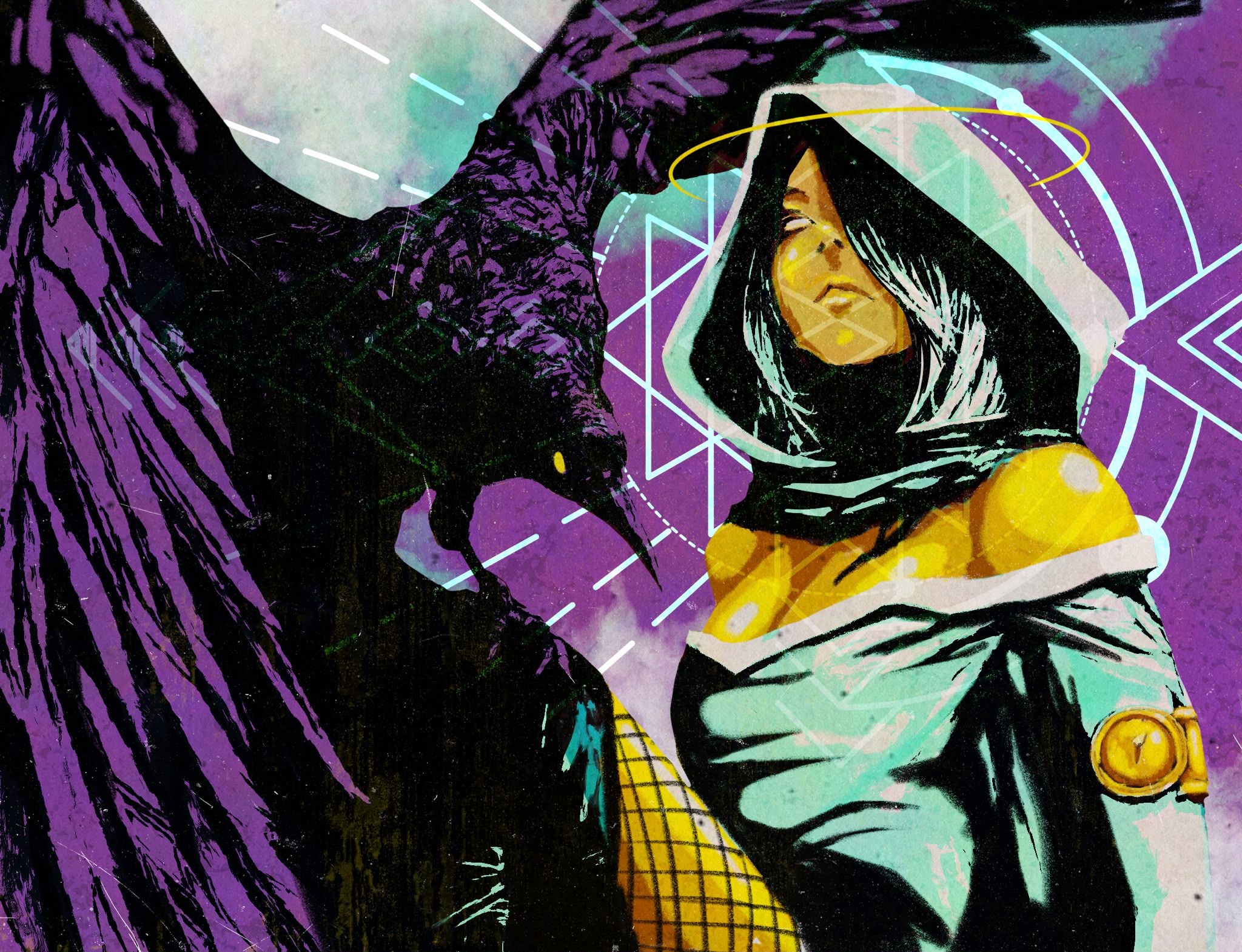 Lumina character artwork for Deathmancer.
