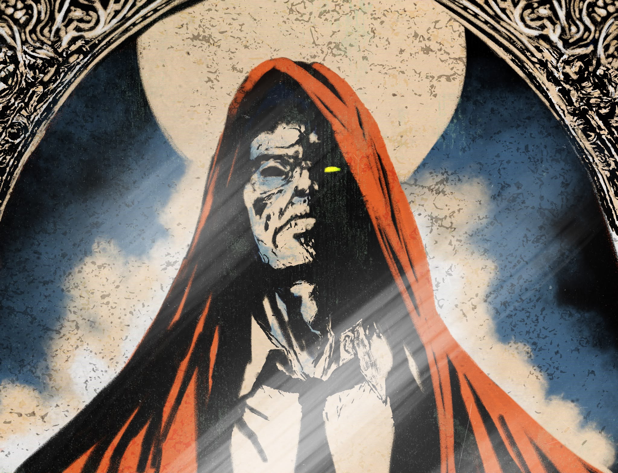 Vissago character artwork for Deathmancer.
