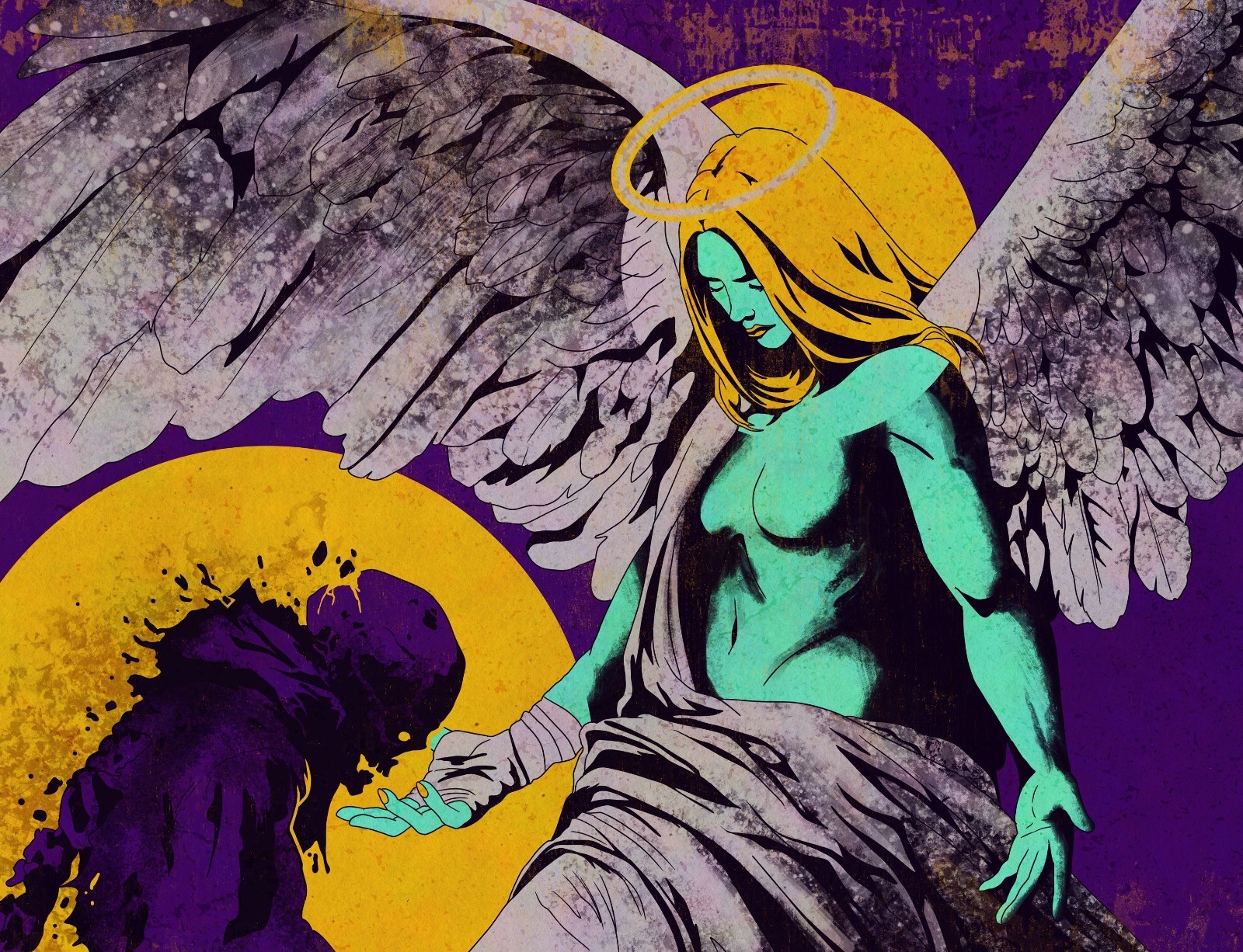 Mercy illustration for Deathmancer.